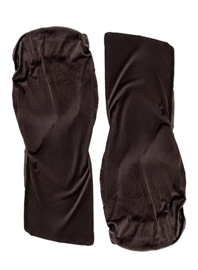 غطاء كرسي أرضي YAQSFGRZ 2 PS مع دعم للظهر فقط، غطاء قابل للتعديل لكرسي أريكة قابل للطي، مناسب لسرير النوم المبطن، كرسي الاسترخاء، كراسي الألعاب الأرضية (غطاء فقط، بني) - Image 1